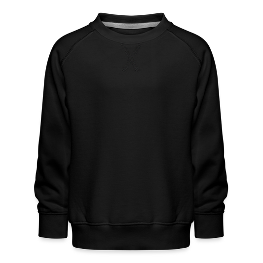 Kinder Premium Pullover - Schwarz