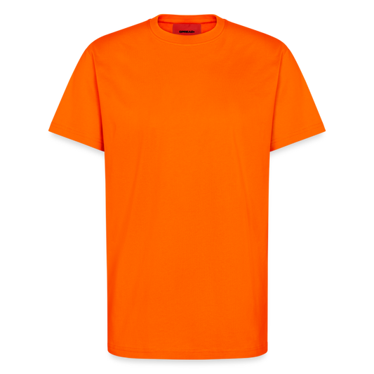 Organic Relaxed T-Shirt Made in EU - SUNSET ORANGE