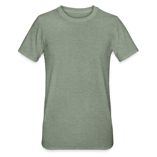 Unisex Polycotton T-Shirt - Militärgrün meliert