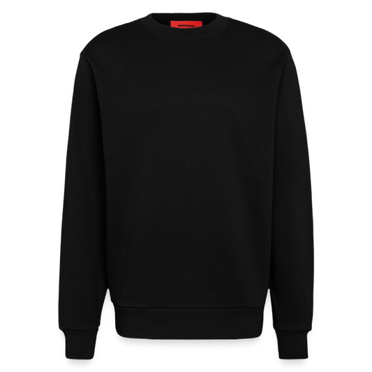 Heavyweight Oversized Organic Crew Neck Made in EU - SOLID BLACK