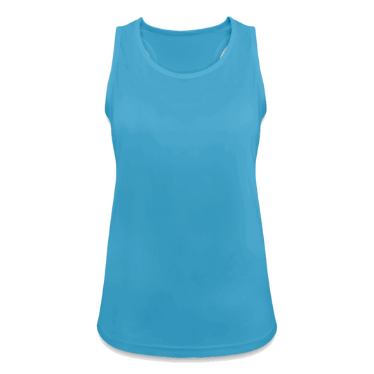 Frauen Tank Top atmungsaktiv - Saphirblau