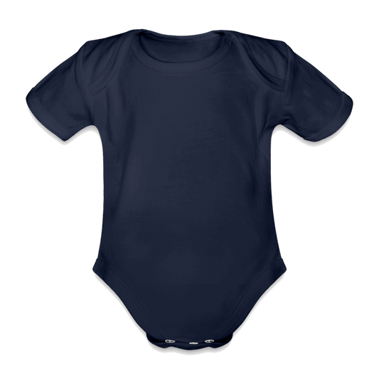 Baby Bio-Kurzarm-Body - Dunkelnavy