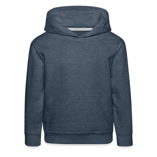 Kinder Premium Hoodie - Jeansblau